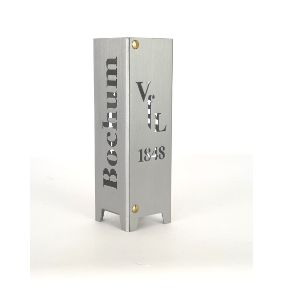 VFL Bochum Teelicht aus Stahl