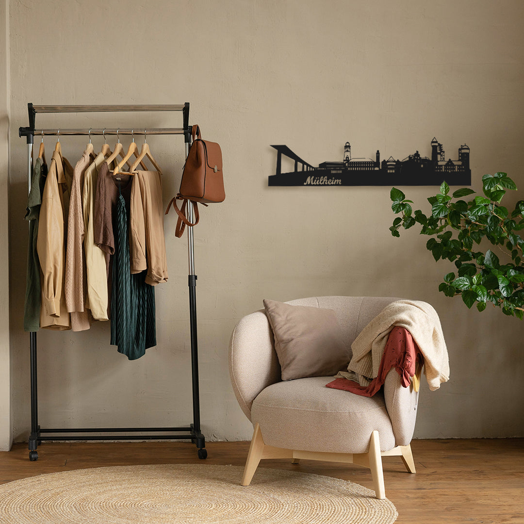 Wanddekoration: Mülheim Skyline