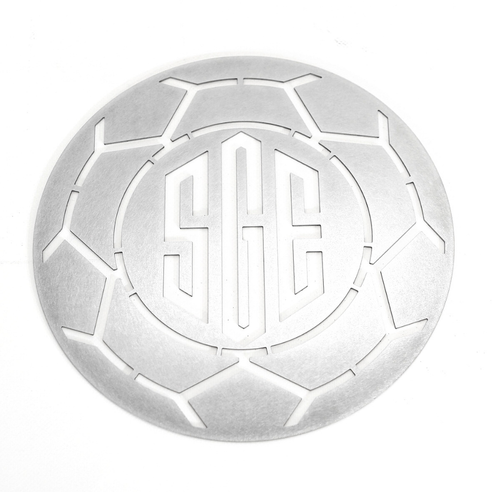SGE Fußball als Schild zum aufhängen aus Metall