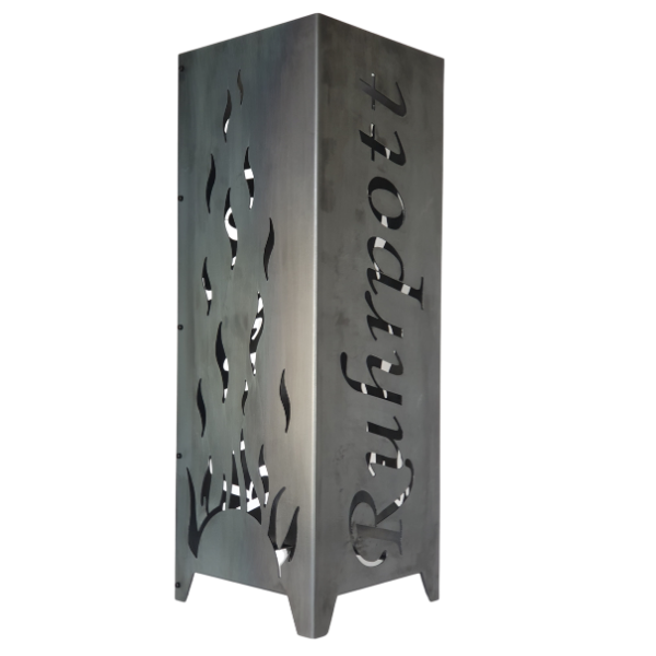 Feuersäule Ruhrpott Feuer aus Stahl