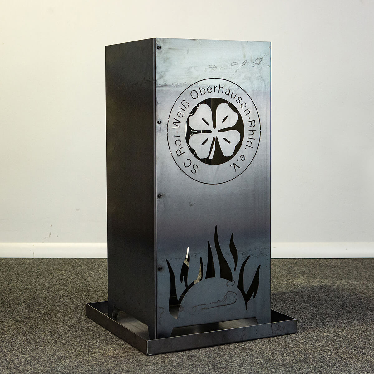 RWO Feuersäule Stahl natur