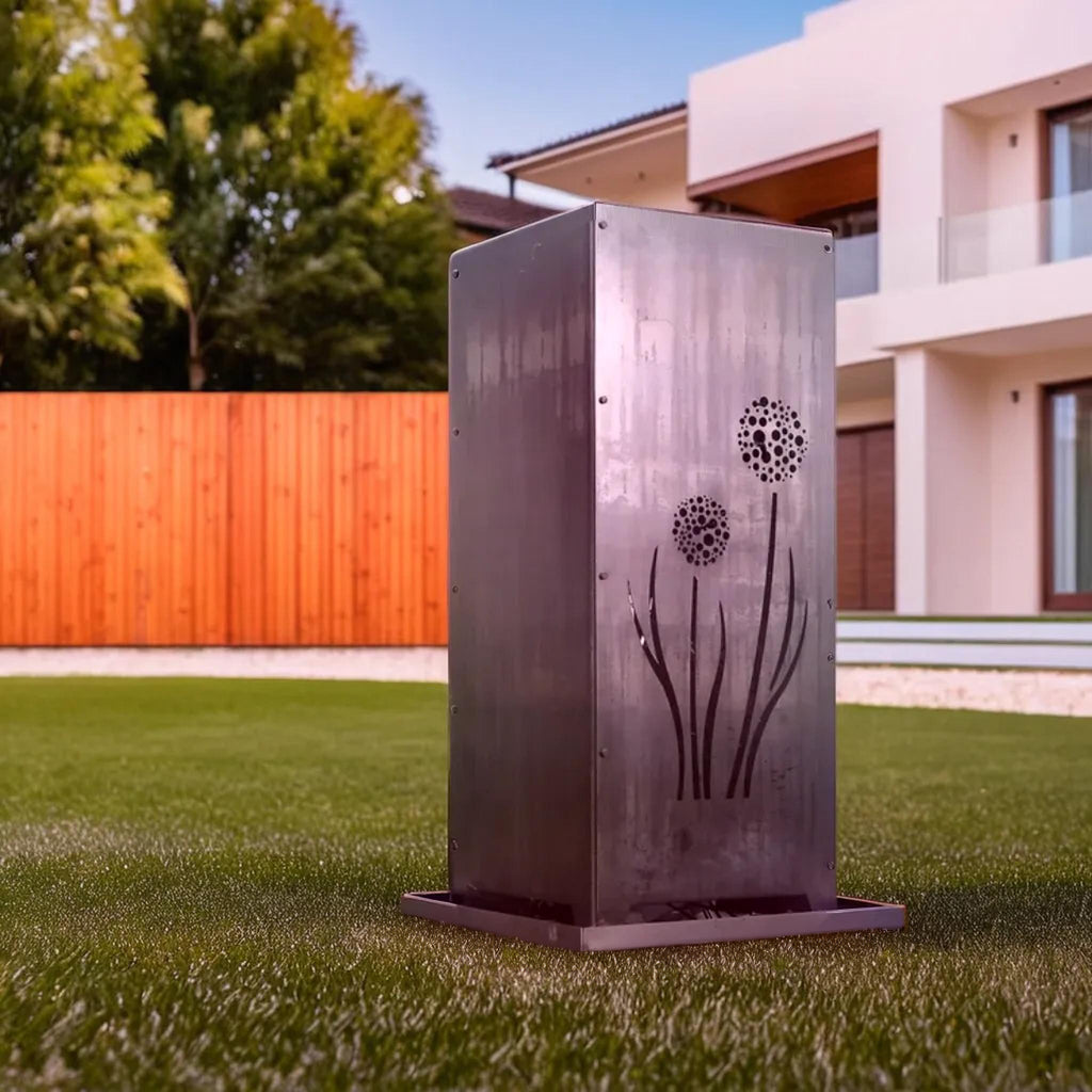 Feuersäule Pusteblume