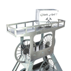 Einlegeboden für oben. Einlegbar in den 1 m Förderturm. Als Regal verwendbar.