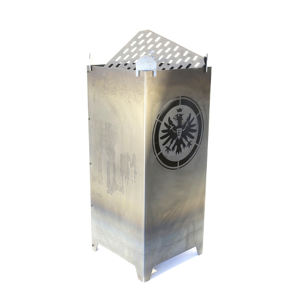 Feuersäule mit Einlegeboden und Grillhalter