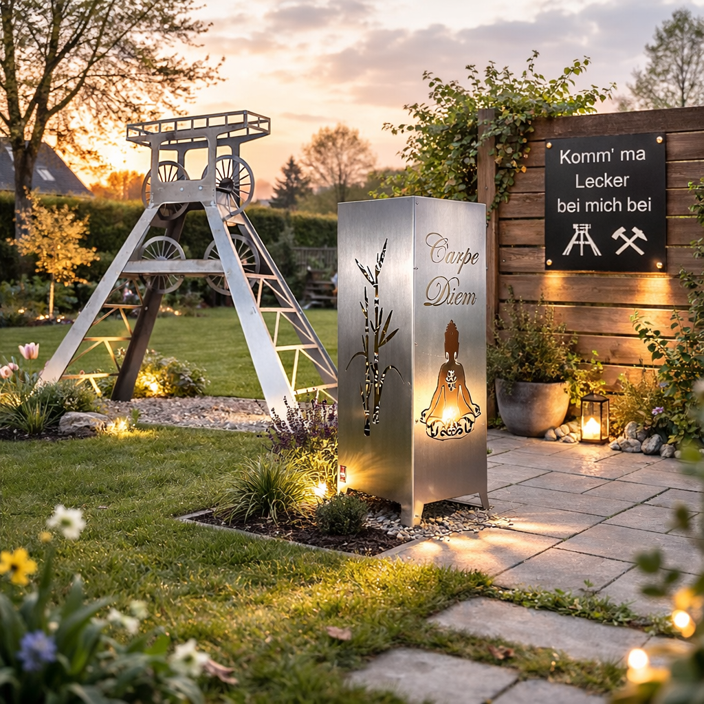 Produkte von Made of Steel im Frühlingsgarten
