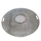 Grillplatte mit Grillrosteinsatz