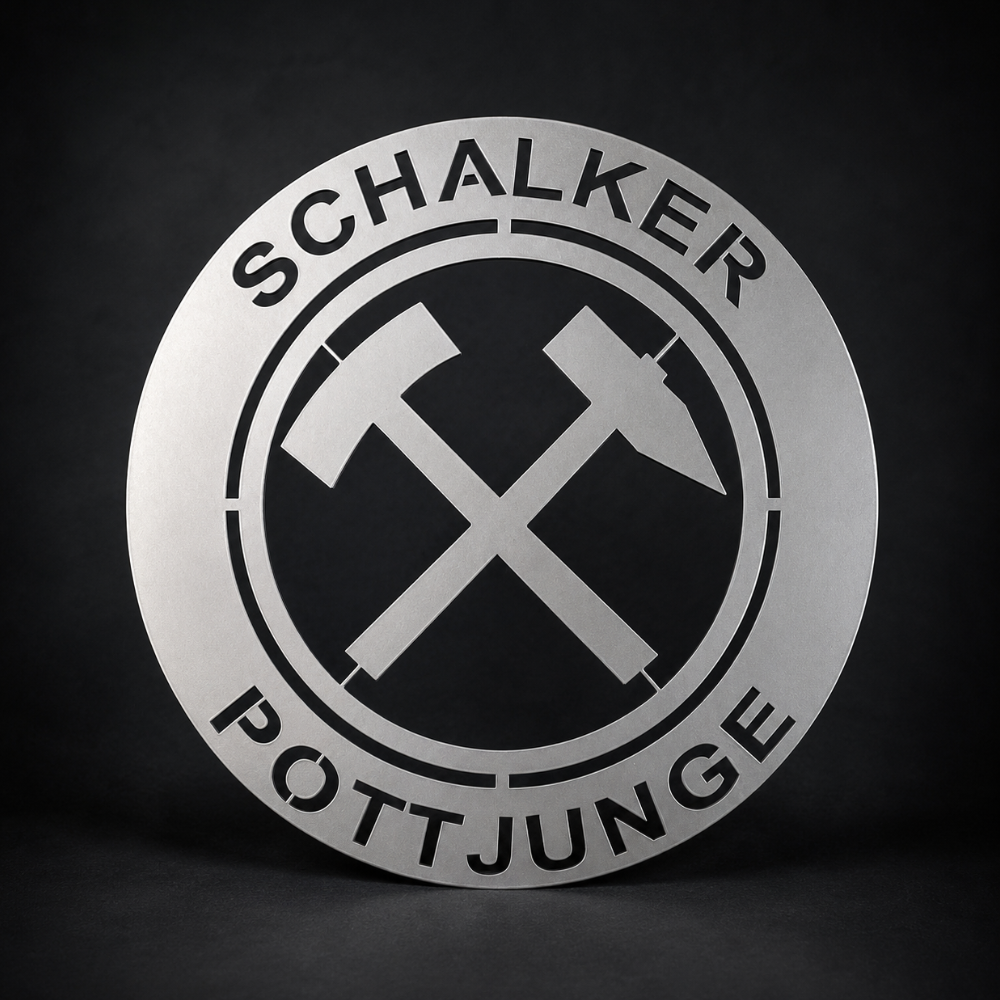 Ruhrpott Schilder aus Metall – Wanddeko mit verschiedenen Motiven
