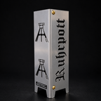 Dortmund Teelicht aus Metall | Ruhrpott Geschenk | Made of Steel