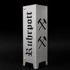 Dortmund Teelicht aus Metall | Ruhrpott Geschenk | Made of Steel