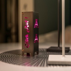 Teelicht Glück auf mit Aku LED Lampen