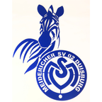 MSV Logo in Konturenform. Hergestellt aus einem hochwertigen Stahlblech und in Blau pulverbeschichtet. Für den Innenbereich.