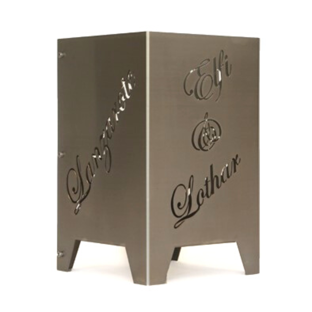 Windlicht Lanzarote mit Wunschbeschriftung Namen