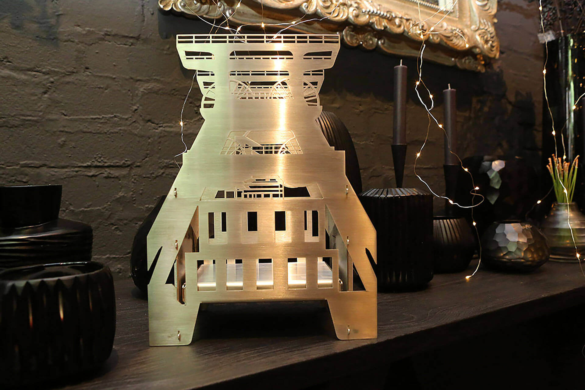 Doppelbock als Zeche aus Edelstahl