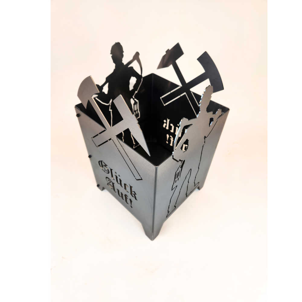 Feuersäule Bergmann aus Stahl gefertigt