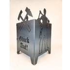 Feuersäule Bergmann aus Stahl gefertigt