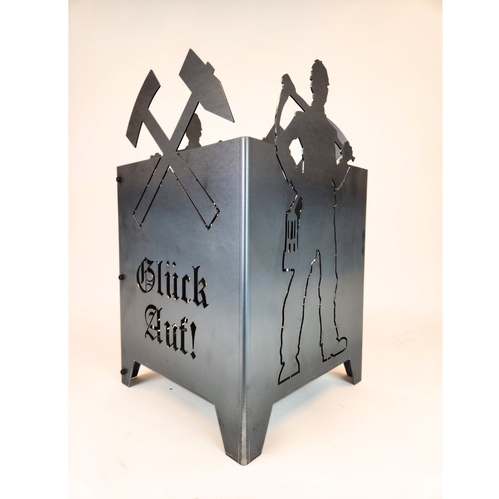 Feuersäule Bergmann aus Stahl gefertigt