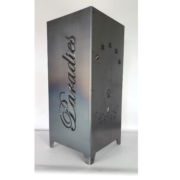 Chillout Feuersäule aus Stahl