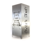 Feuersäule Glück auf aus Edelstahl