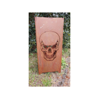 Feuerstelle Totenkopf Drache aus Stahl