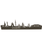 Skyline Gelsenkirchen aus Metall zur Wanddekoration zum aufhängen