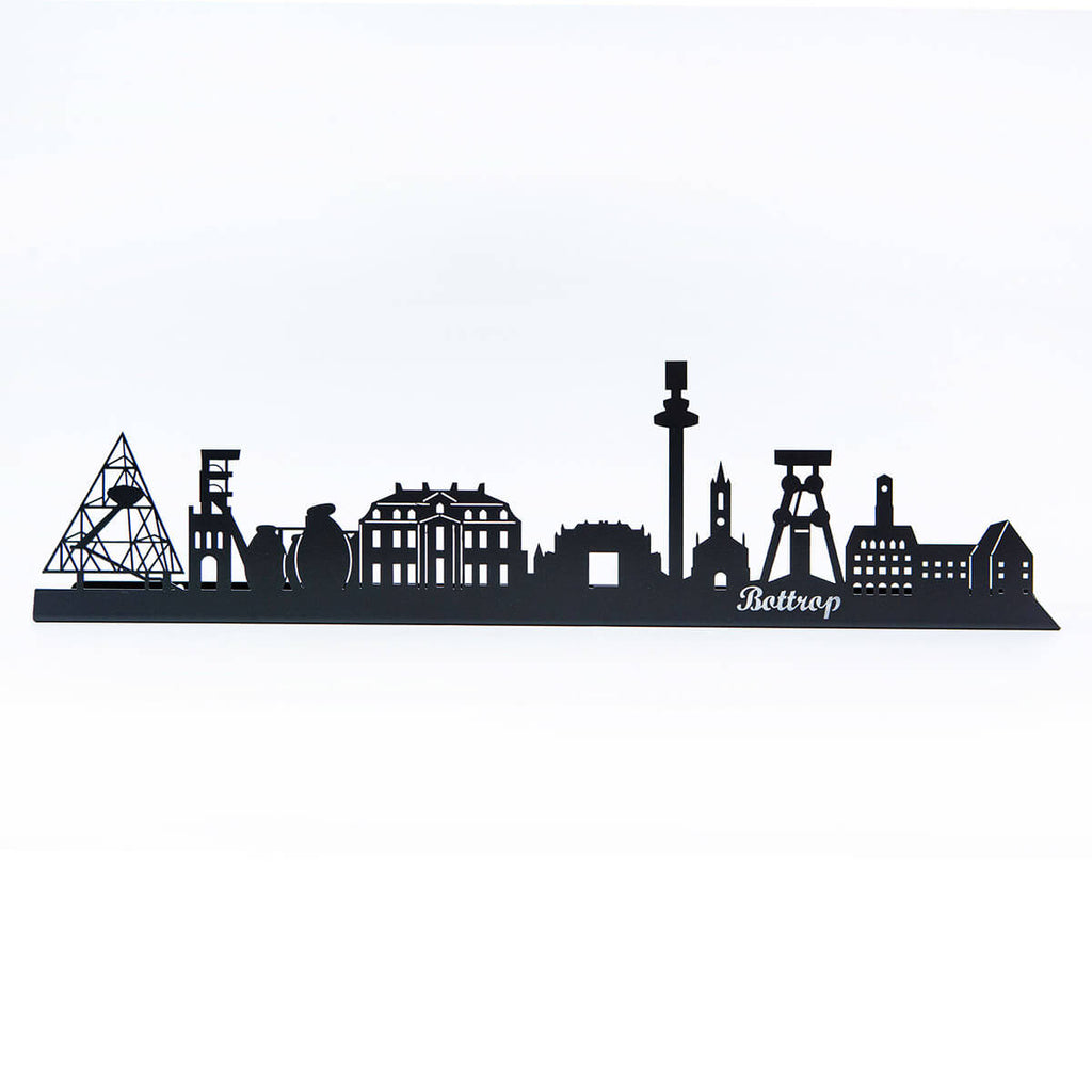 Bottrop Skyline aus metall handgefertigt