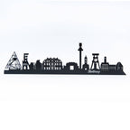 Bottrop Skyline aus metall handgefertigt