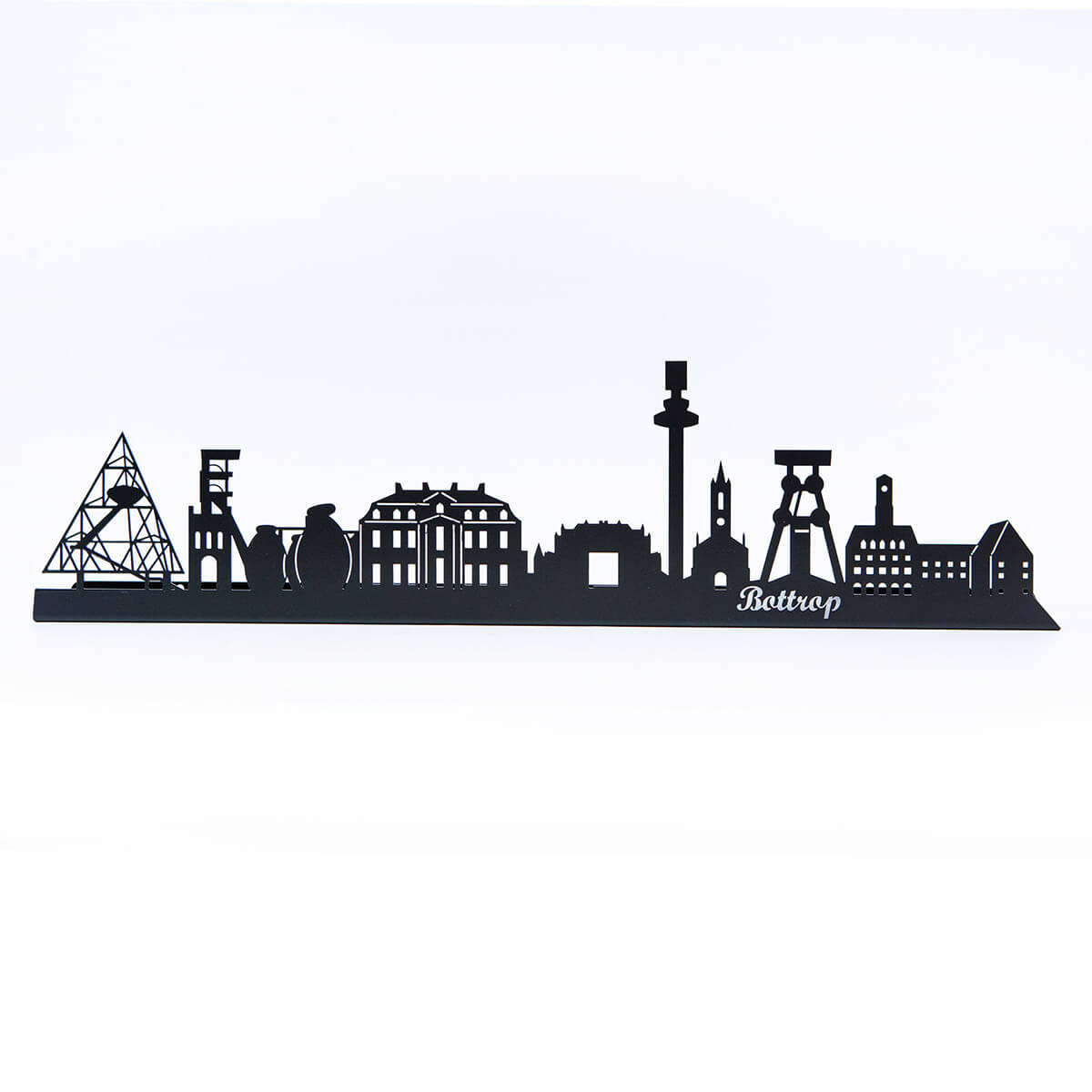 Bottrop Skyline aus metall handgefertigt