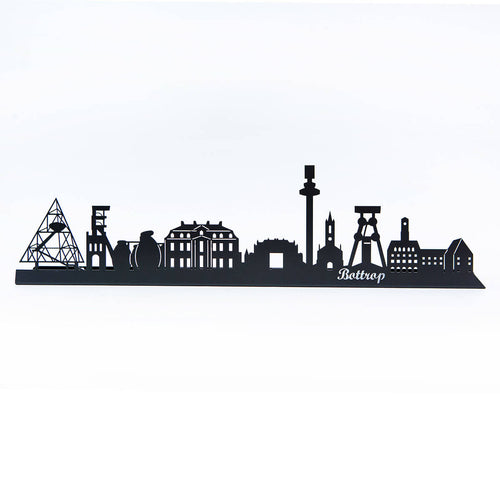 Bottrop Skyline aus metall handgefertigt