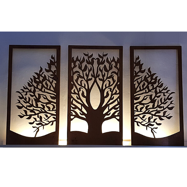 Wandbild Lebensbaum aus Metall