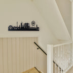 Eintracht Frankfurt Skyline als Wanddekoration aus Metall