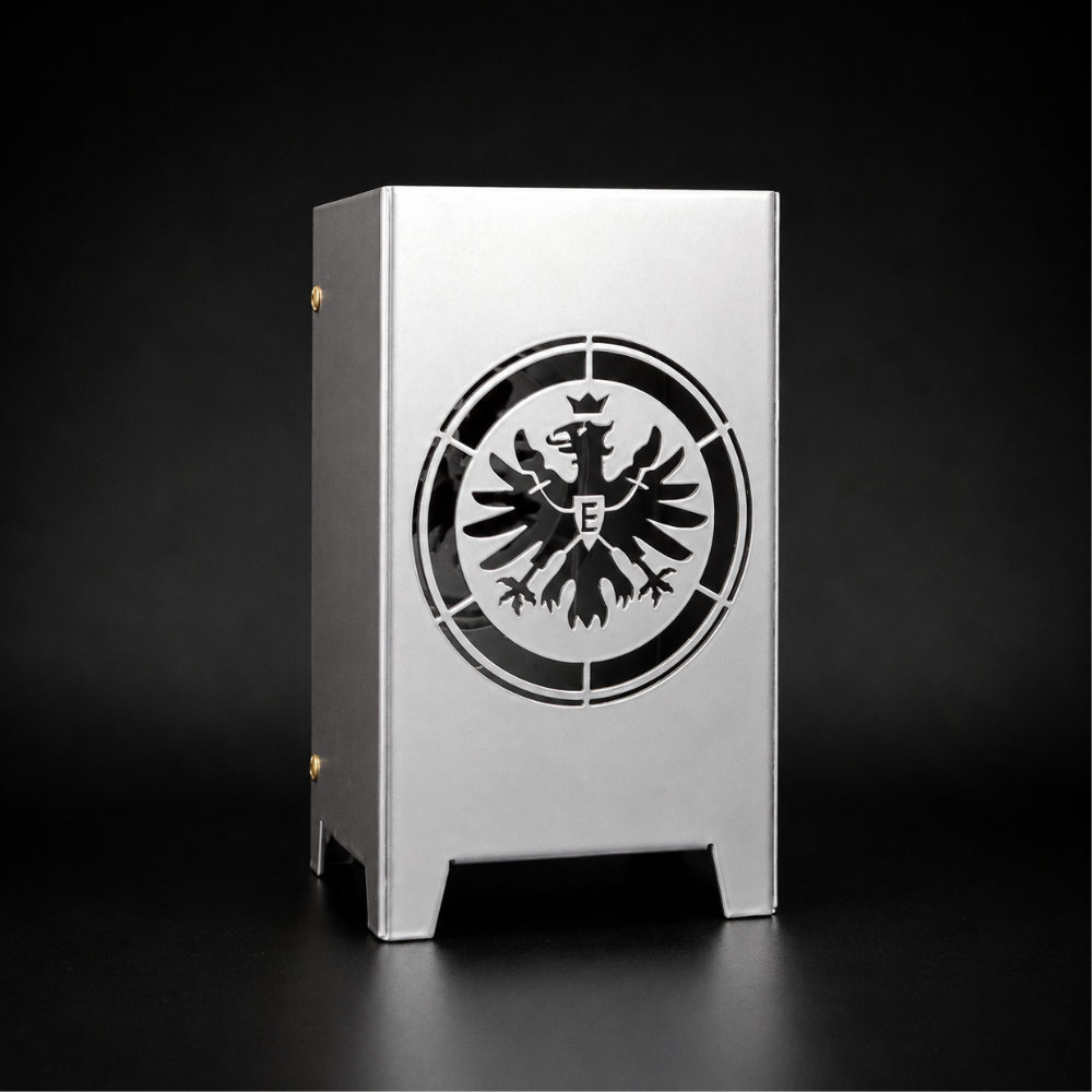 Eintracht Frankfurt Windlicht mit Adler – offizielles Lizenzprodukt