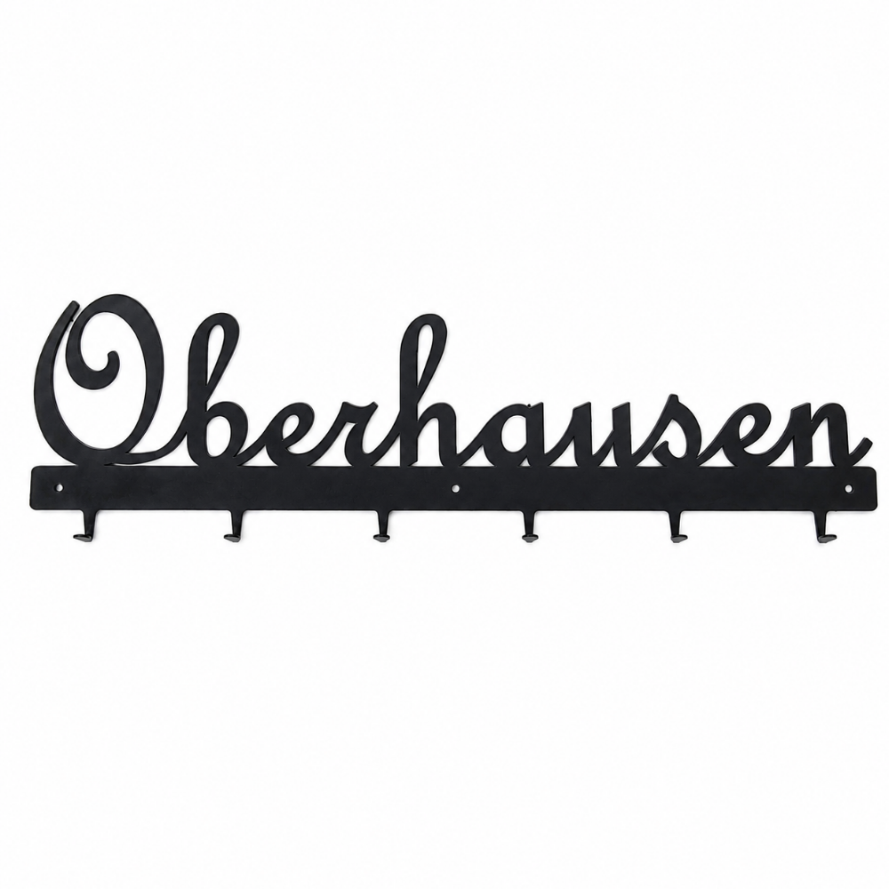 Kleine Garderobe / Schlüsselbrett aus Metall