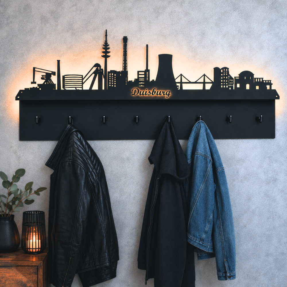 Garderobe aus Metall