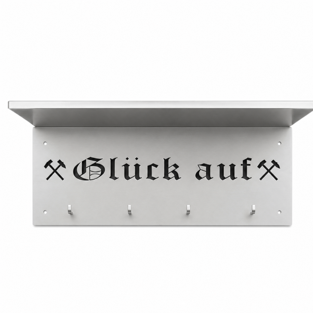 Garderobe aus Metall