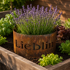 Dekoring aus Metall Ø 300 mm | Gartendeko aus Stahl