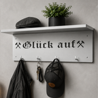 Garderobe aus Metall