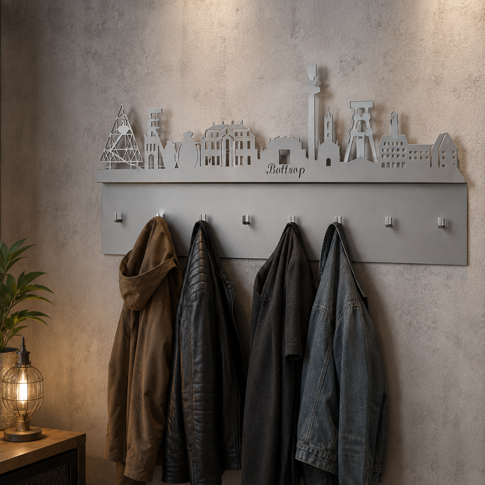 Garderobe aus Metall