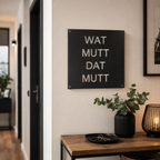 Metallschild: Ruhrpott Sprache